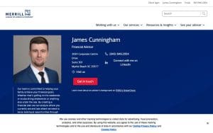 Merrill Lynch Financial Advisor James Cunningham