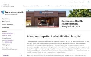 Encompass Health Rehabilitation Hospital of Utah