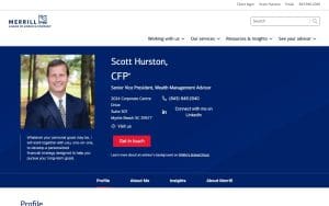 Merrill Lynch Financial Advisor Scott Hurston