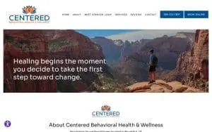 Centered Behavioral Health and Wellness of Salt Lake City website