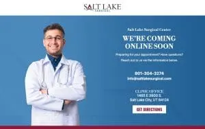 Salt Lake Surgical website
