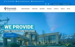 Riverwoods Surgery Center website