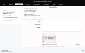 St. Michaels Assisted Living website