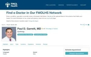 Paul D Garrett, MD website