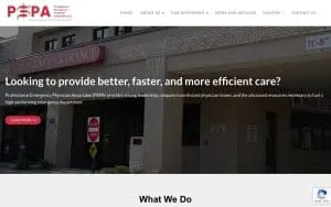 Pro Emergency Physicians Associates website