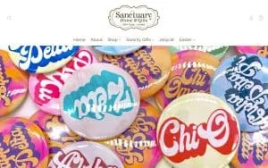 Sanctuary Home & Gifts website