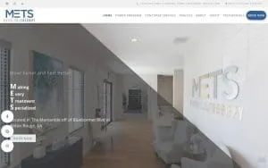 Mets Physical Therapy website