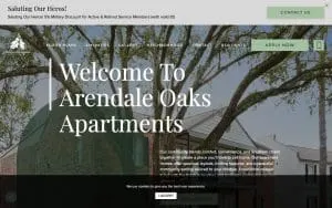 Ardendale Oaks Apartments website