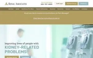 Renal Associates of Baton Rouge, LLC. website