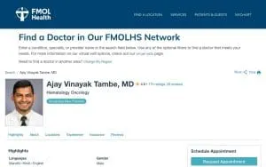 Ajay Vinayak Tambe, MD website