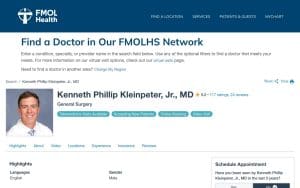 Kenneth Phillip Kleinpeter, Jr., MD