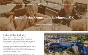 Tealridge Retirement Community website