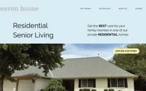 The Heaven House Treadwell website