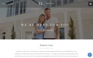 Emery Law LLC website