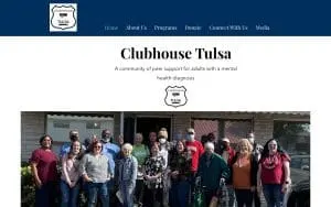 Clubhouse Tulsa website