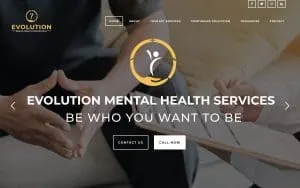 Evolution Mental Health Services PLLC website