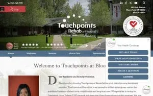 Touchpoints at Bloomfield website