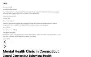 Central Connecticut Behavioral Health, LLC website