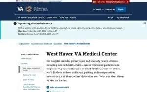 West Haven VA Medical Center website