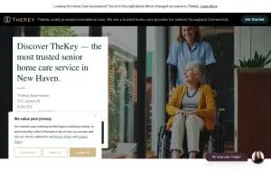 TheKey - Senior Home Care of New Haven website