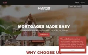 Innovate Coastal Mortgage - Myrtle Beach, SC Branch website
