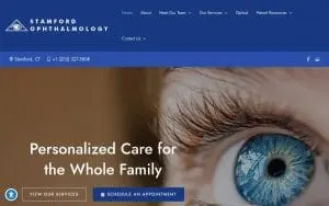 Stamford Ophthalmology website