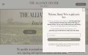The Alliance Center website