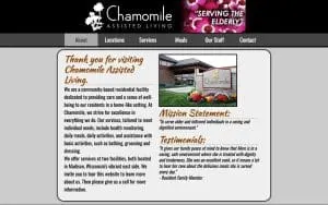 Chamomile Assisted Living Ltd website