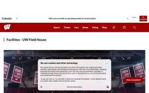 Wisconsin Field House website