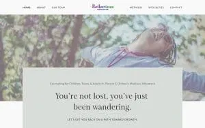 Reflections Mental Health, LLC website