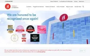 Children's of Alabama - Patient Information Desk website