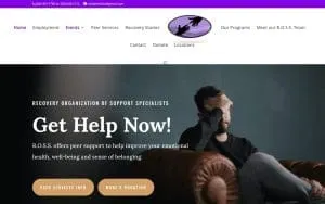 ROSS Recovery Center website