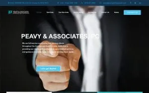 Peavy & Associates, PC of Conway website