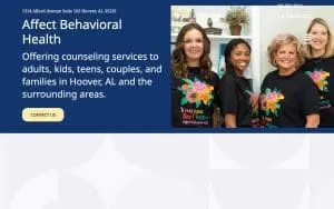 Affect Behavioral Health of Birmingham website