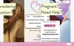 COPE Pregnancy Center website