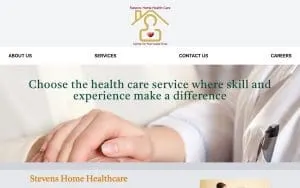 Stevens Home Health Care website