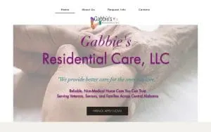Gabbie’s Residential Care website