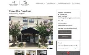 Camellia Gardens of Montgomery website