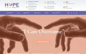 HOPE Psychiatric Consultant of Montgomery website