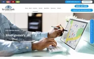Eye Center South - Montgomery website