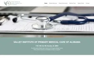 Valley Institute of Primary Medical Care of Alabama website