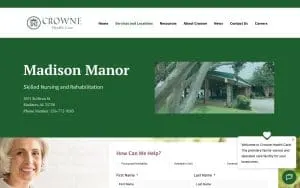 Madison Manor website