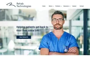 Rehab Technologies website