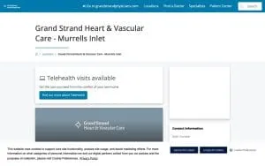 Grand Strand Heart and Vascular Care - Murrells Inlet of Myrtle Beach website