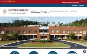 Hampton Regional Medical Center website