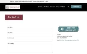 South Carolina Center for Rural and Primary Healthcare website