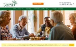 Fairforest Grove Senior Living website