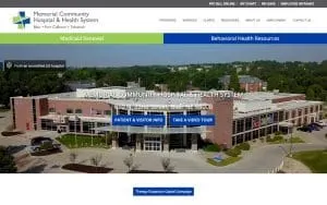 Memorial Community Hospital & Health System: Emergency Room website