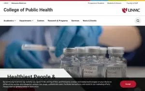 UNMC College of Public Health website