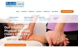 Rehab Guru Physical Therapy & Massage website
